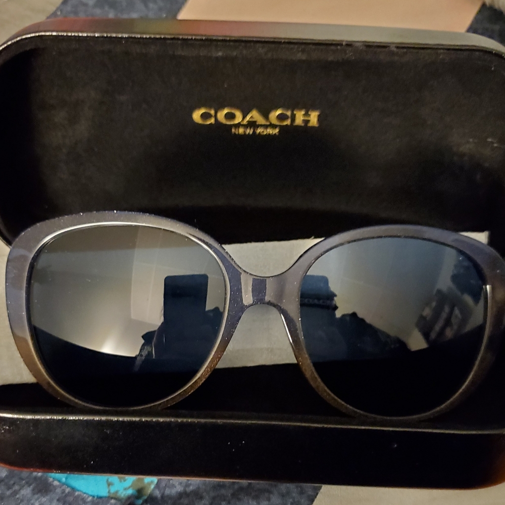 (NEW) AUTHENTIC COACH DENIM SUNGLASSES